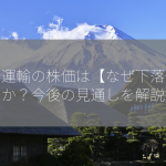 日新運輸の株価は【なぜ下落するのか？今後の見通しを解説】
